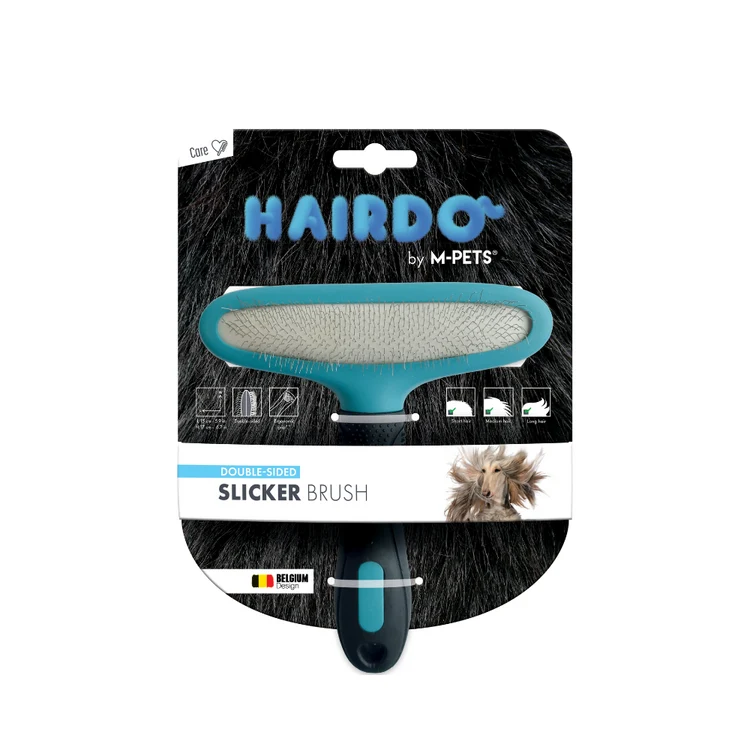 برس دوطرفه اسلیکر حیوانات M-PETS مدل HAIRDO