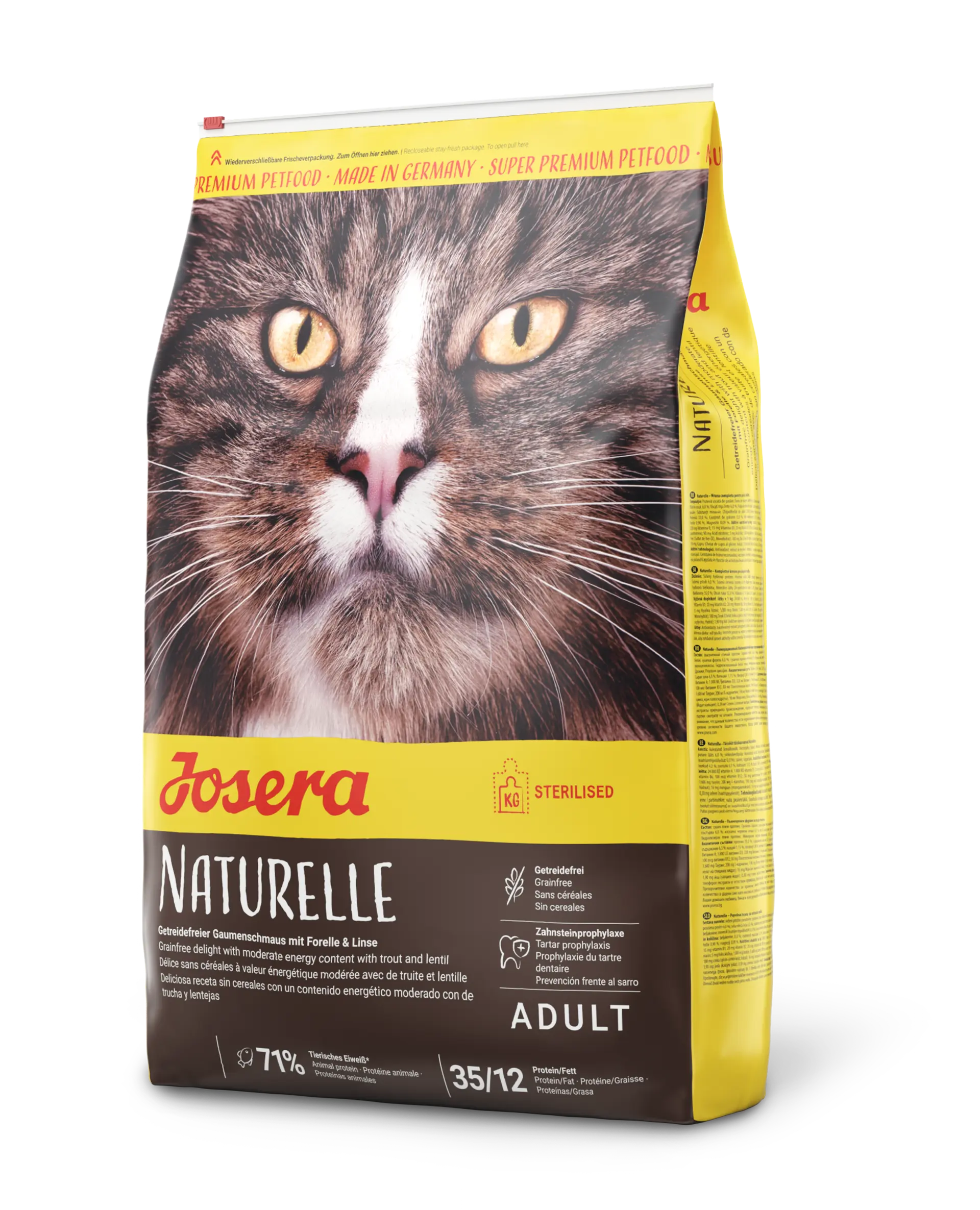غذای خشک گربه جوسرا نیچرله (Josera Naturelle)