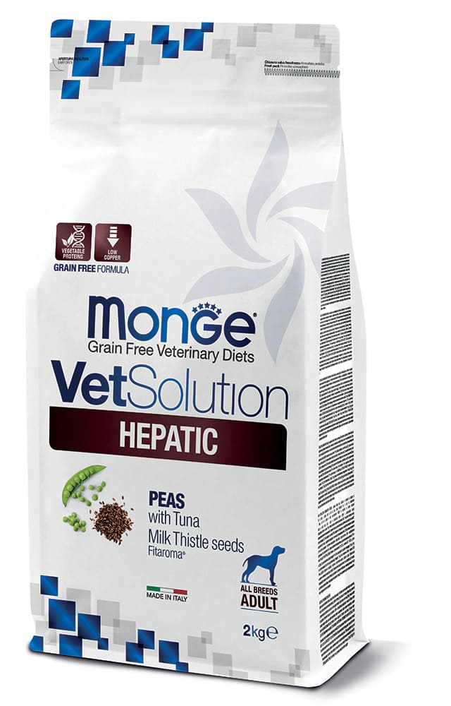 غذای خشک درمانی سگ مونژه مدل هپاتیک (Hepatic) - 2کیلوگرم